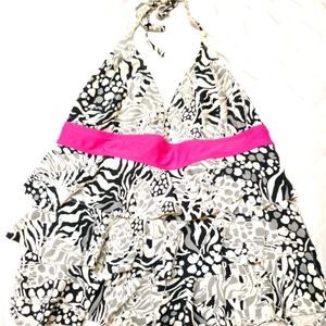 Ruffled Bathing Suit Top